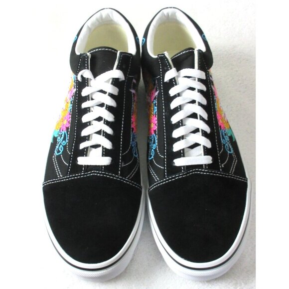 Vans Men's Old Skool Xolo Black True White Day of The Dead shoes Sizes NIB - Picture 3 of 5